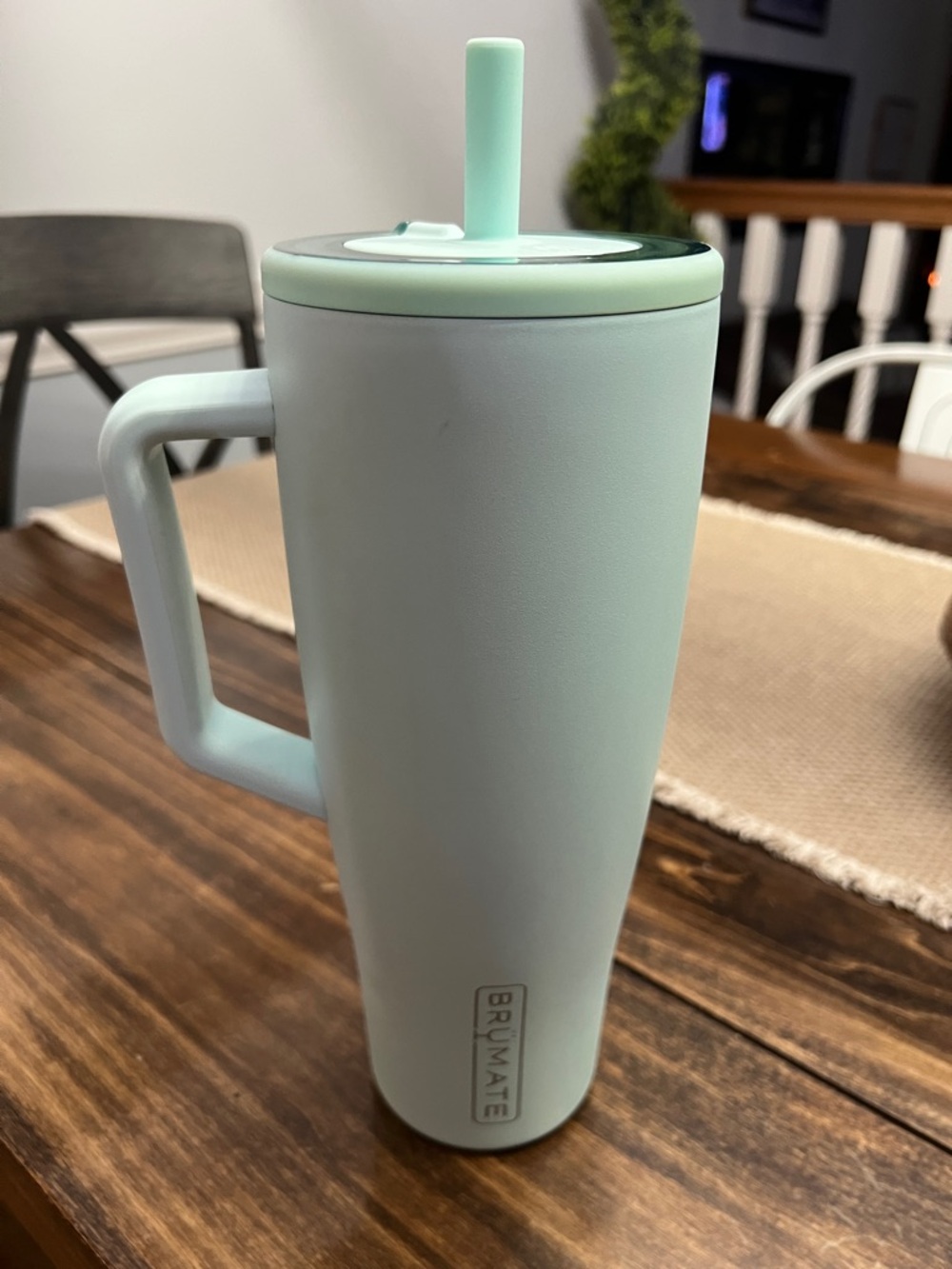 BrüMate Era 40 oz Travel Tumbler with Handle and Straw Lid